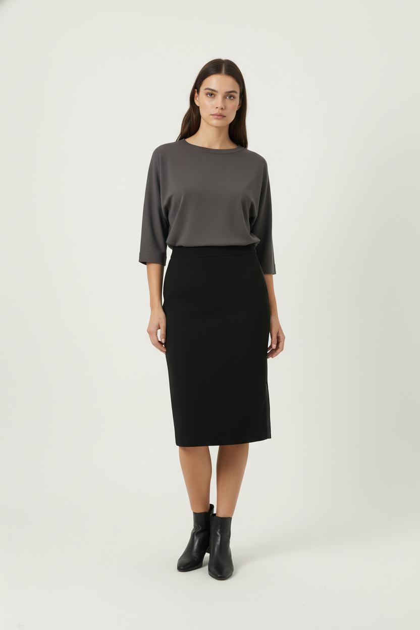 Jupe Crayon Noire - Taille S/36 de la marque ZAPA | PARAD92979 - Vendu par Paradigme - Image 1