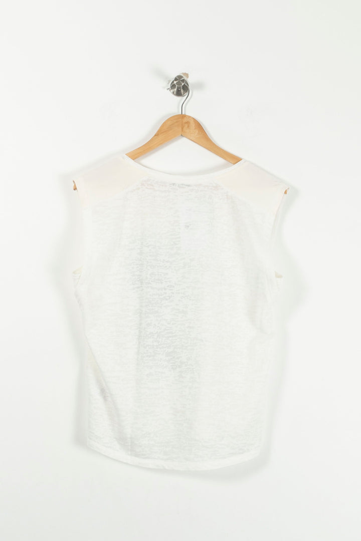 Débardeur Blanc - Taille L/40 de la marque IKKS | PARAD92984 - Vendu par Paradigme - Image 4