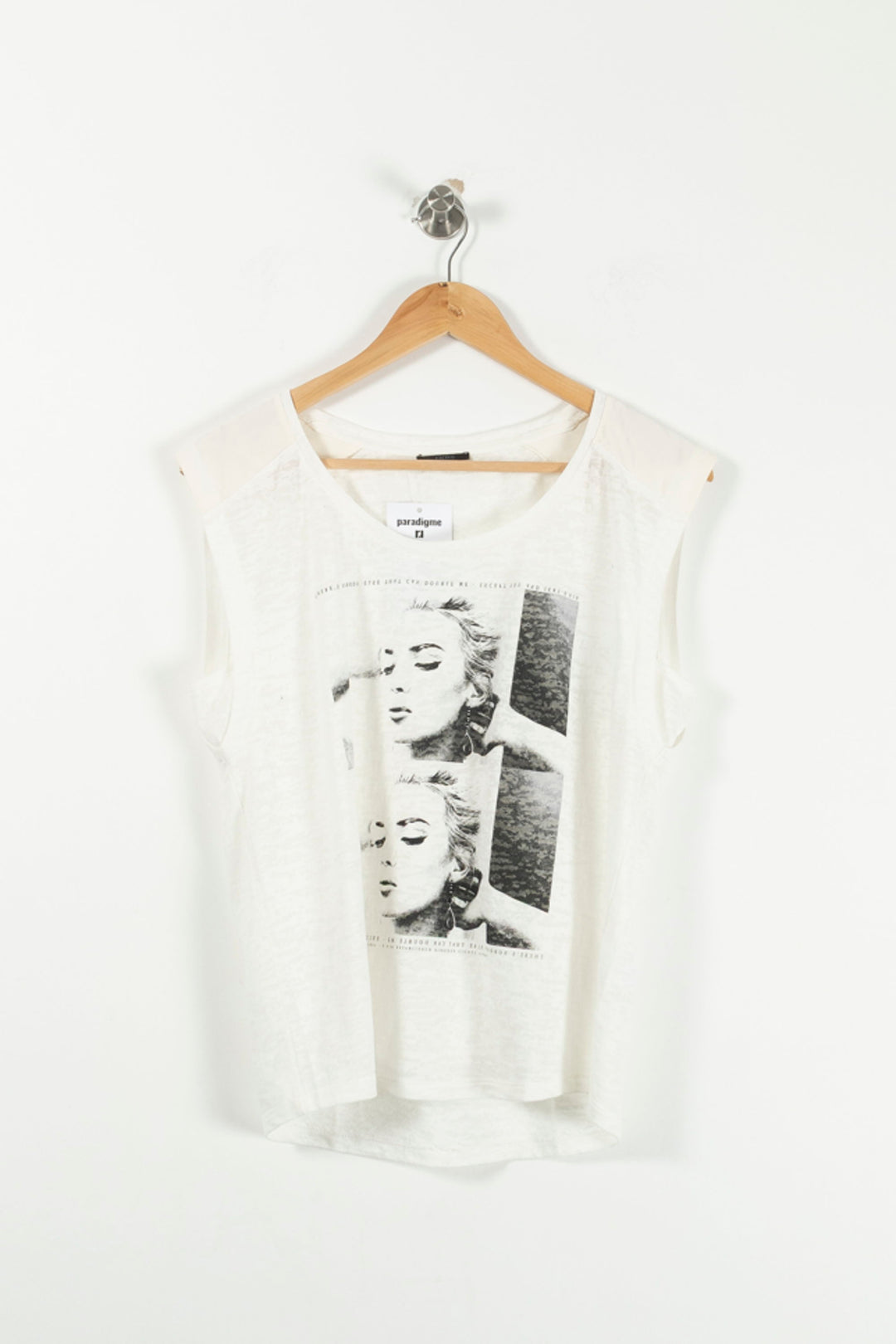 Débardeur Blanc - Taille L/40 de la marque IKKS | PARAD92984 - Vendu par Paradigme - Image 2