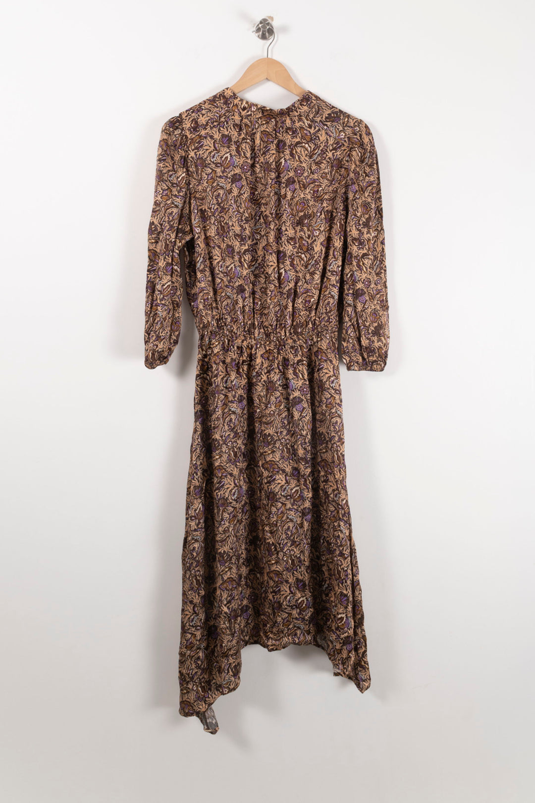 Robe Midi Marron et Violet - Taille M/38 de la marque Zadig&Voltaire | PARAD92993 - Vendu par Paradigme - Image 4