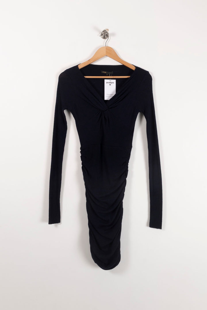 Robe Courte Bleue - Taille M/38 de la marque Maje | PARAD92998 - Vendu par Paradigme - Image 2
