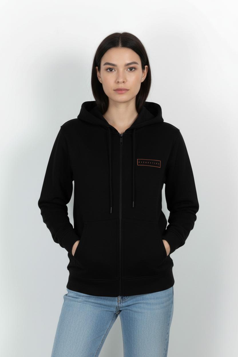 Sweat Zippé Noir - Taille XS/34 de la marque The Kooples | PARAD93004 - Vendu par Paradigme - Image 1