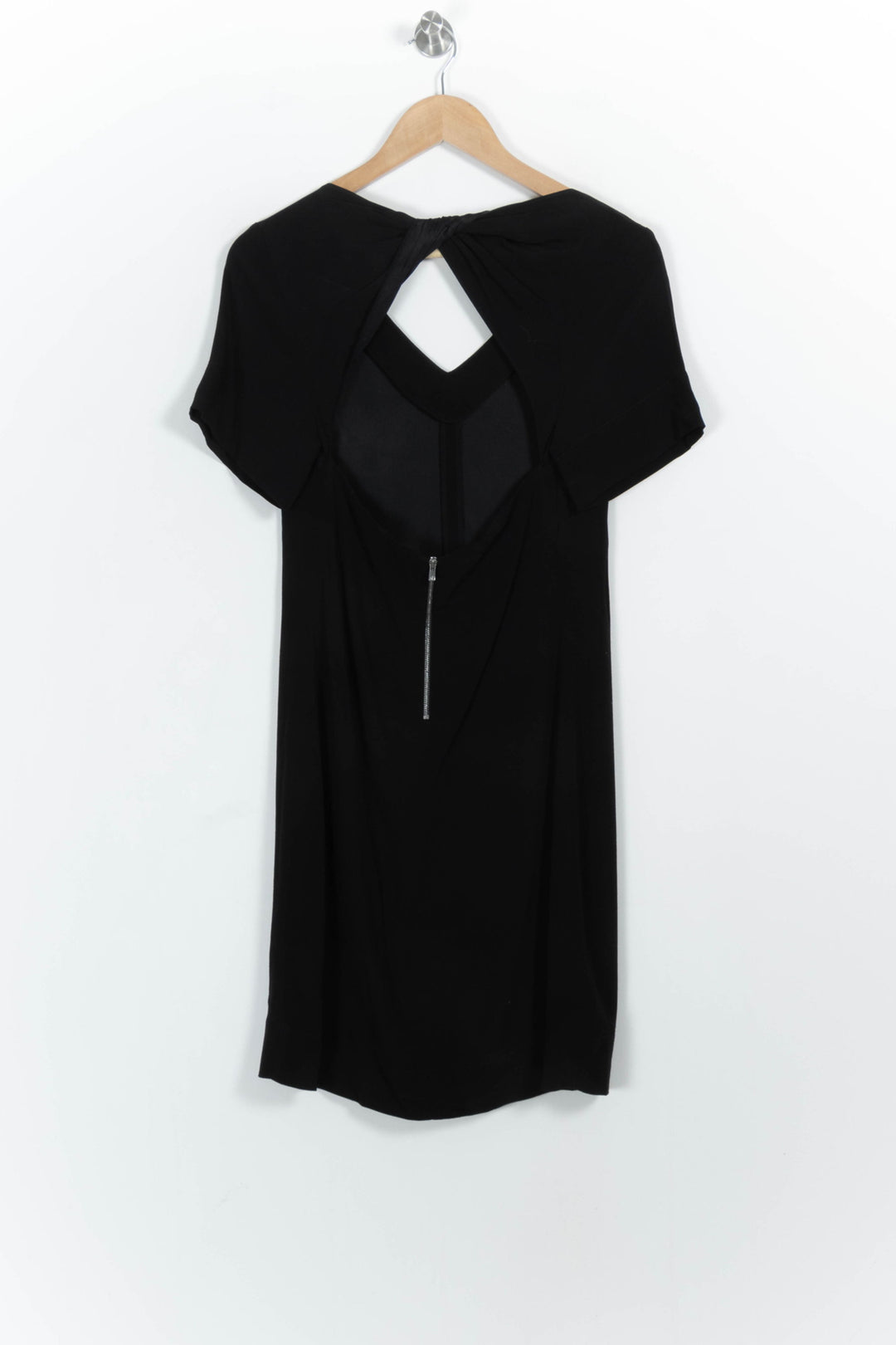 Robe Courte Noire - Taille S/36 de la marque Sandro | PARAD93006 - Vendu par Paradigme - Image 4