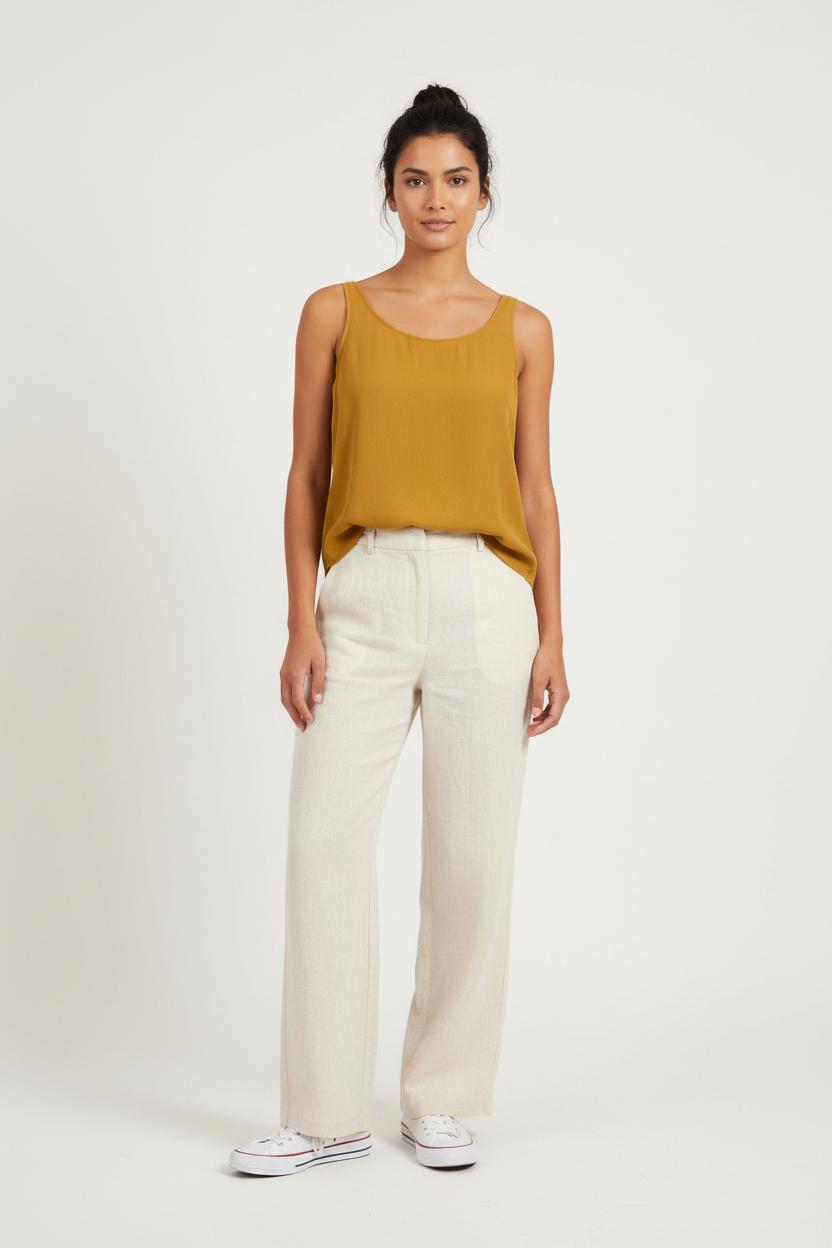 Débardeur Jaune - Taille XS/34 de la marque ba&sh | PARAD93007 - Vendu par Paradigme - Image 1