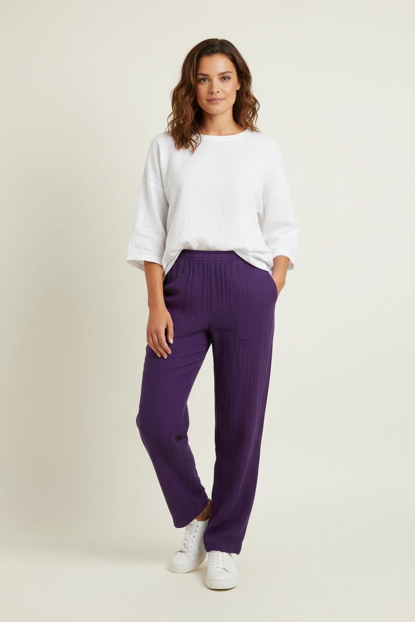 Pantalon Violet - Taille S/36 de la marque American Vintage | PARAD93009 - Vendu par Paradigme - Image 1