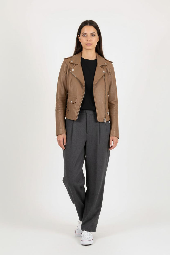 Perfecto Marron - Taille S/36 de la marque Maje | PARAD93010 - Vendu par Paradigme - Image 1