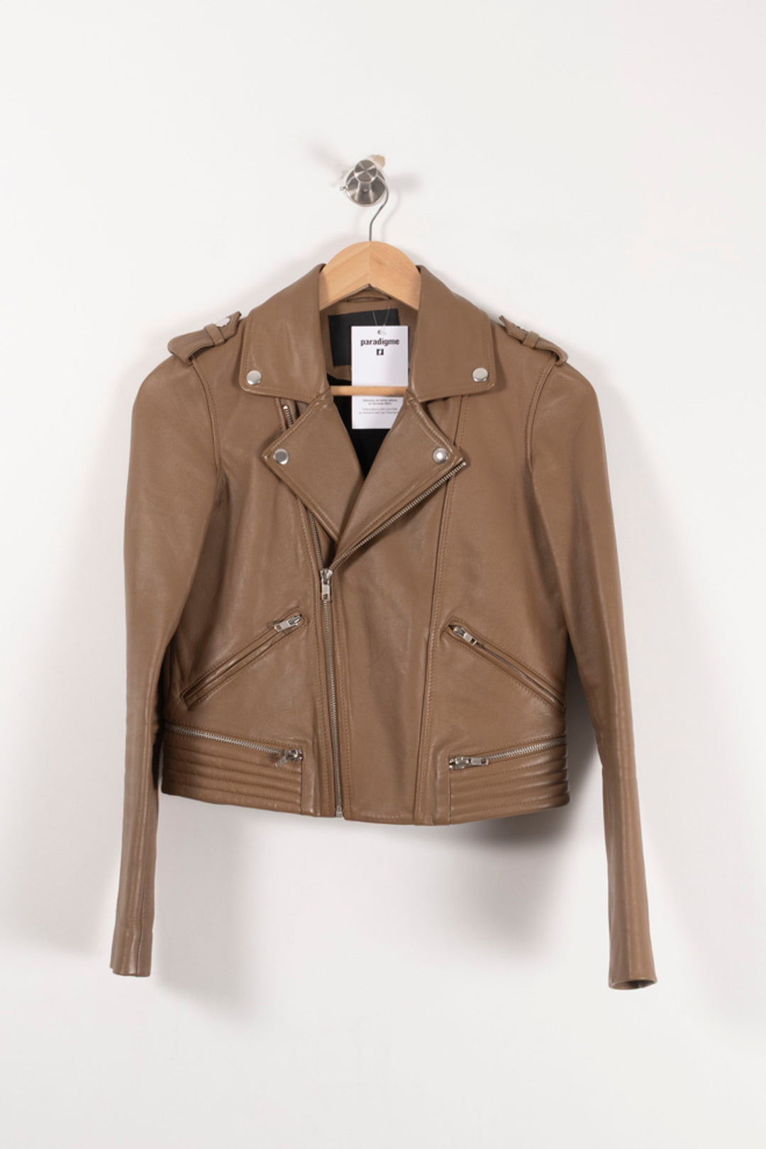 Perfecto Marron - Taille S/36 de la marque Maje | PARAD93010 - Vendu par Paradigme - Image 2