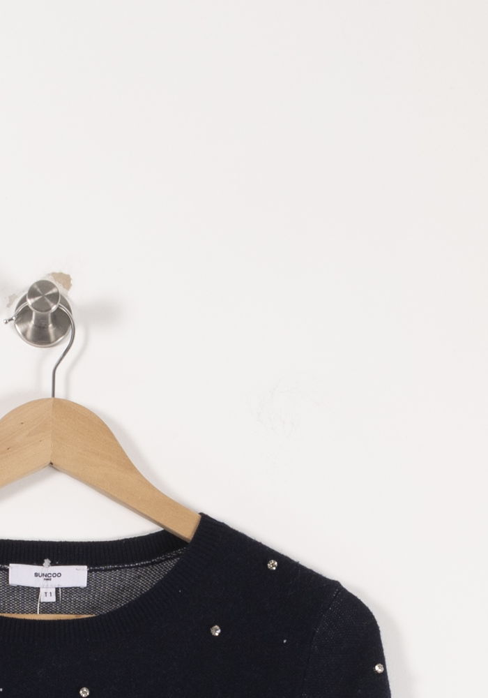 Pull Bleu - Taille S/36 de la marque Suncoo | PARAD93021 - Vendu par Paradigme - Image 3