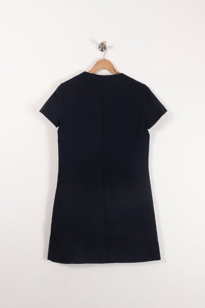 Robe Chemise Bleu - Taille S/36 de la marque Claudie Pierlot | PARAD93022 - Vendu par Paradigme - Image 4