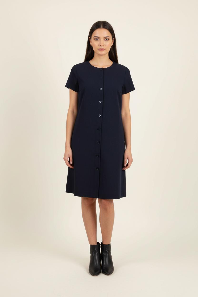 Robe Chemise Bleu - Taille S/36 de la marque Claudie Pierlot | PARAD93022 - Vendu par Paradigme - Image 1