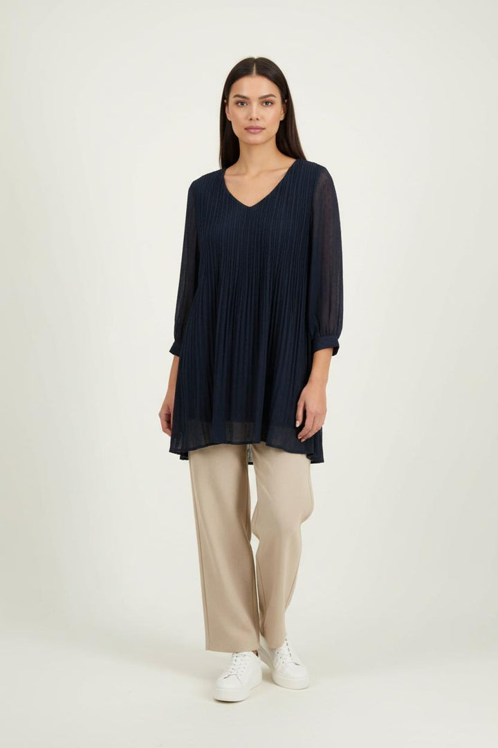 Robe Plissée Bleue - Taille M/38 de la marque La Petite Etoile | PARAD93025 - Vendu par Paradigme - Image 1