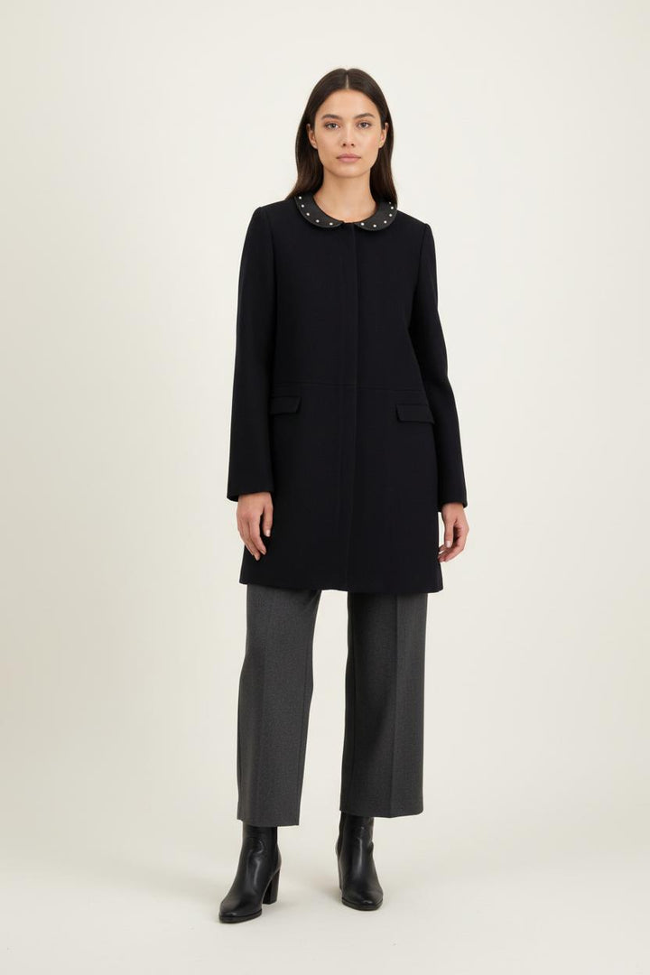 Manteau Bleu - Taille L/40 de la marque Claudie Pierlot | PARAD93037 - Vendu par Paradigme - Image 1