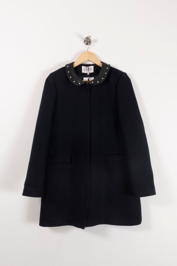 Manteau Bleu - Taille L/40 de la marque Claudie Pierlot | PARAD93037 - Vendu par Paradigme - Image 2