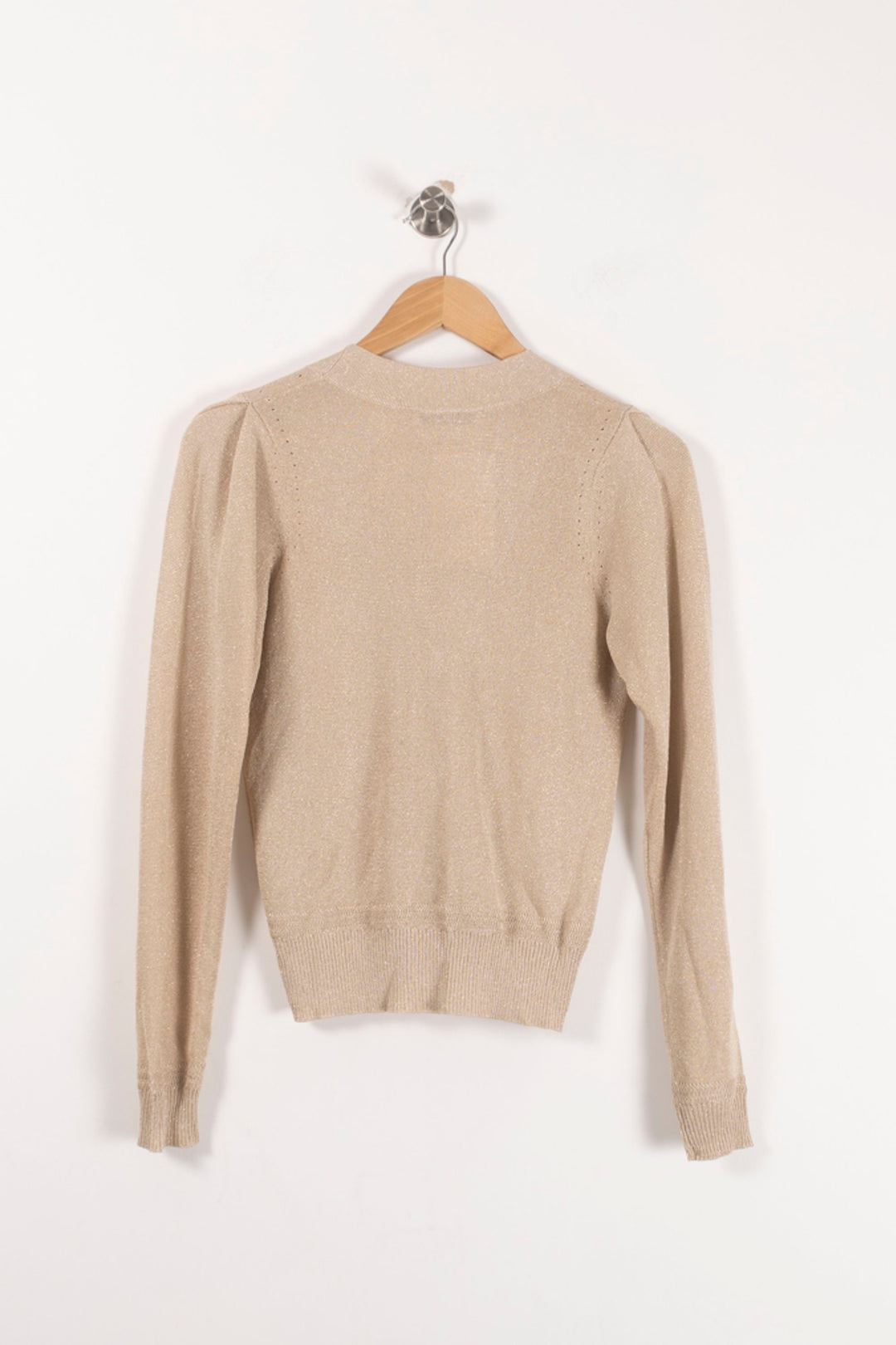 Cardigan Doré - Taille XS/34 de la marque ZAPA | PARAD93044 - Vendu par Paradigme - Image 4