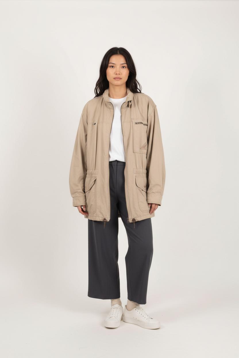 Veste Beige - Taille M/38 de la marque K-WAY | PARAD93048 - Vendu par Paradigme - Image 1