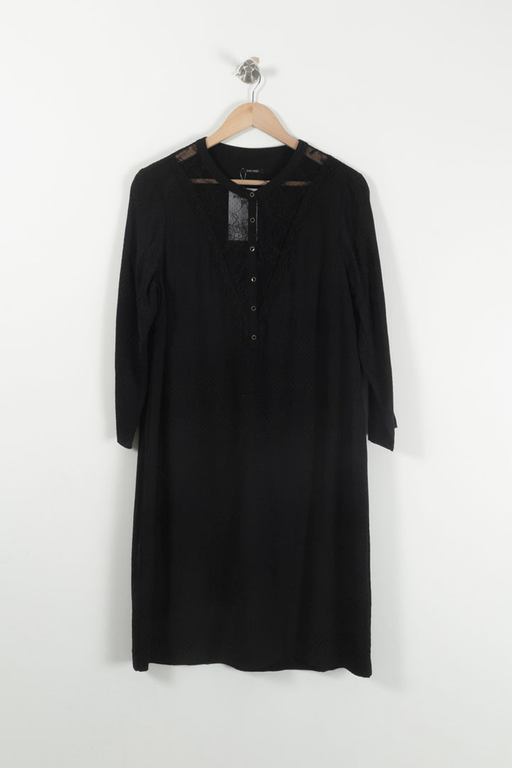 Robe Midi Noire - Taille L/40 de la marque One Step | PARAD93052 - Vendu par Paradigme - Image 2