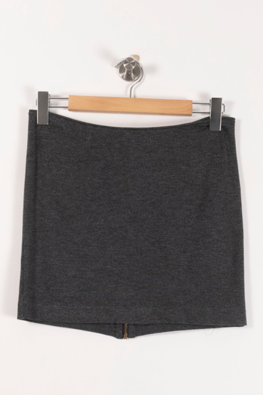 Jupe Droite Grise - Taille M/38 de la marque Sandro | PARAD93053 - Vendu par Paradigme - Image 2