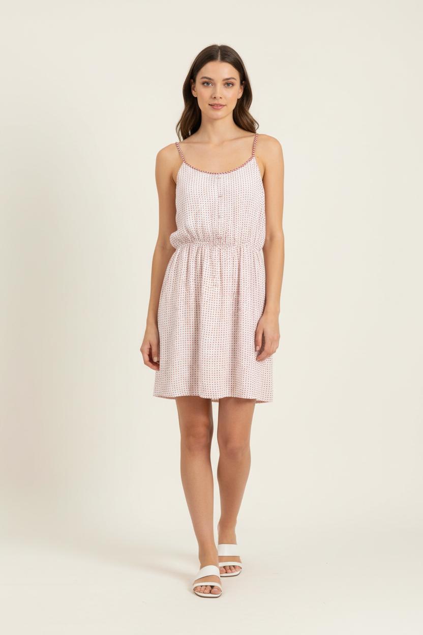 Robe Courte Blanche et Rouge - Taille S/36 de la marque La Petite Etoile | PARAD93054 - Vendu par Paradigme - Image 1