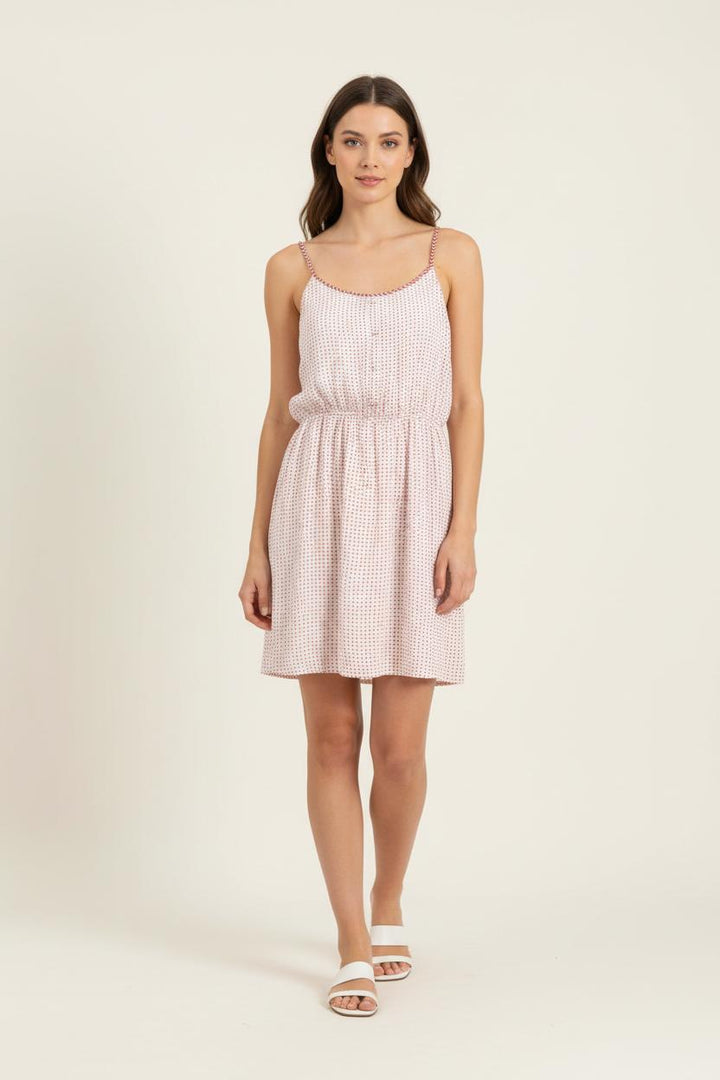 Robe Courte Blanche et Rouge - Taille S/36 de la marque La Petite Etoile | PARAD93054 - Vendu par Paradigme - Image 1