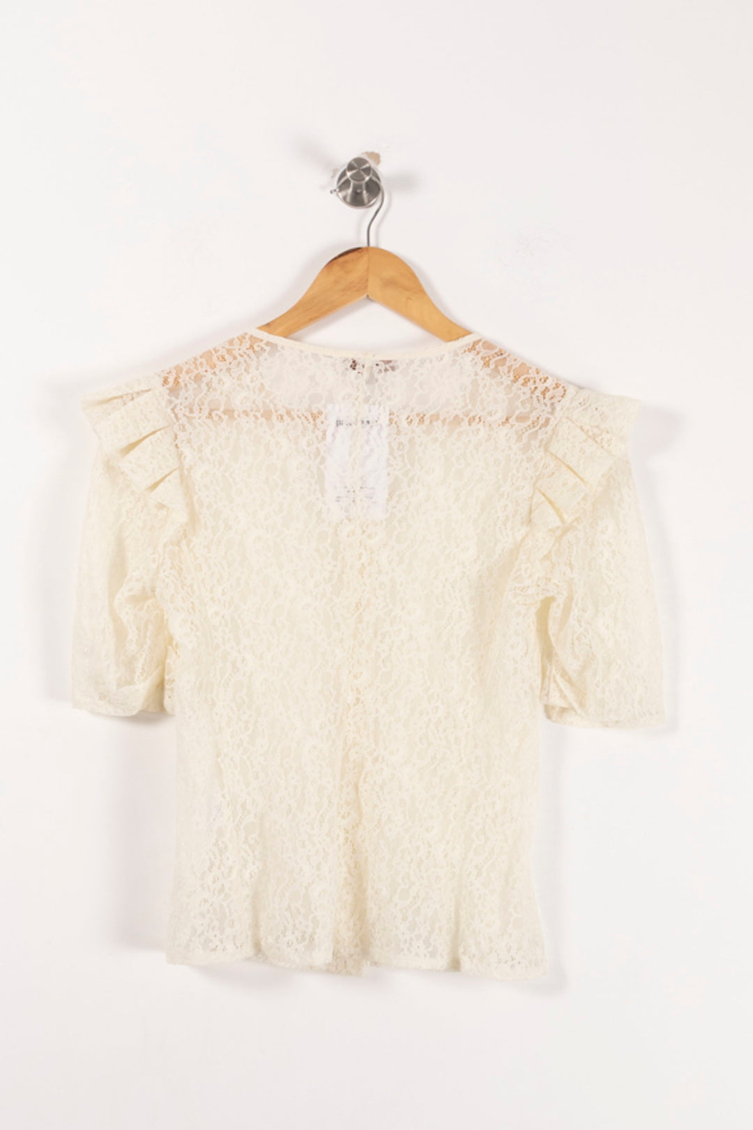 Gilet Dentelle Beige - Taille M/38 de la marque Maje | PARAD93058 - Vendu par Paradigme - Image 4