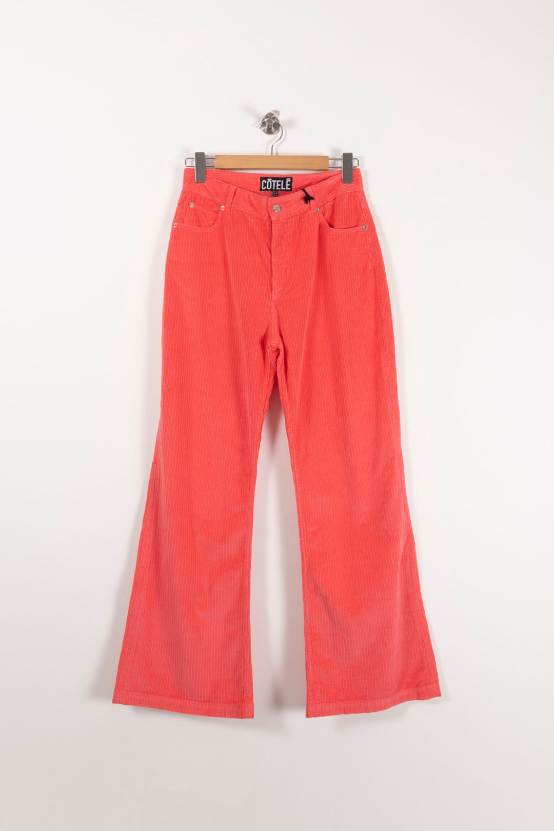 Pantalon Évasé Rose - Taille M/38 de la marque Côtelé Paris | PARAD93090 - Vendu par Paradigme - Image 2