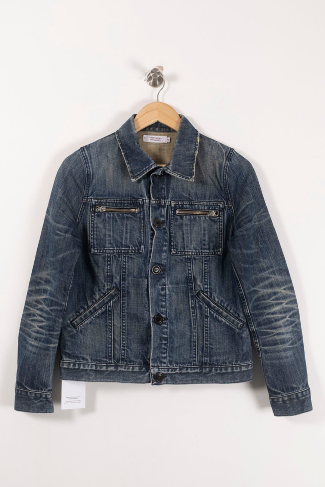 Veste en Jean Bleue - Taille L/40 de la marque Comptoir des Cotonniers | PARAD93099 - Vendu par Paradigme - Image 2