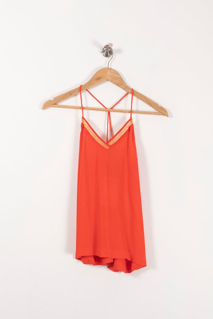 Débardeur Rouge - Taille XS/34 de la marque Suncoo | PARAD93103 - Vendu par Paradigme - Image 2