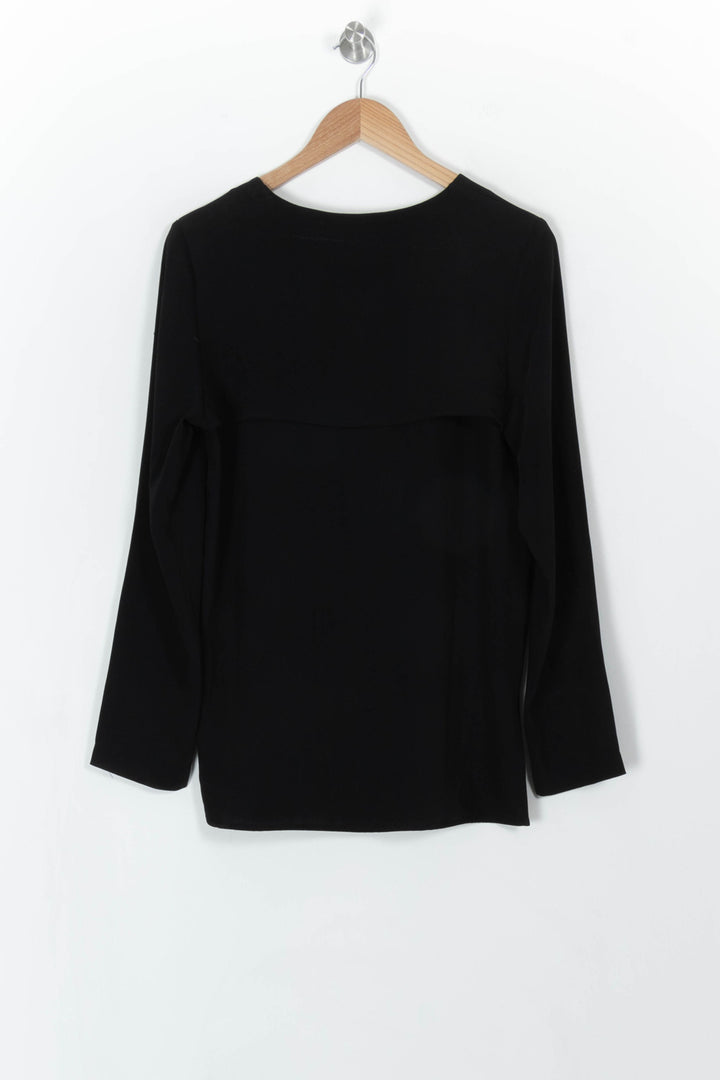 Blouse Noire - Taille M/38 de la marque Sud express | PARAD93113 - Vendu par Paradigme - Image 4
