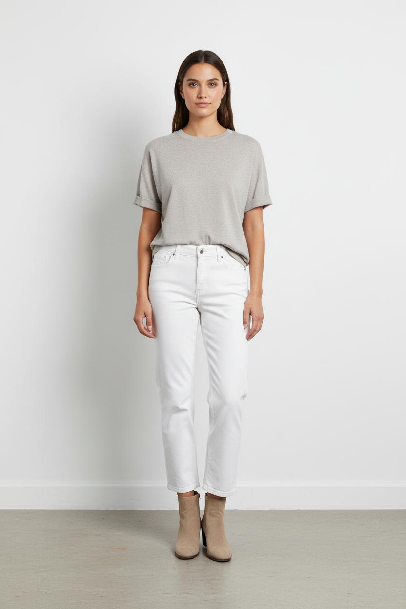 Jean Blanc - Taille S/36 de la marque ba&sh | PARAD93115 - Vendu par Paradigme - Image 1