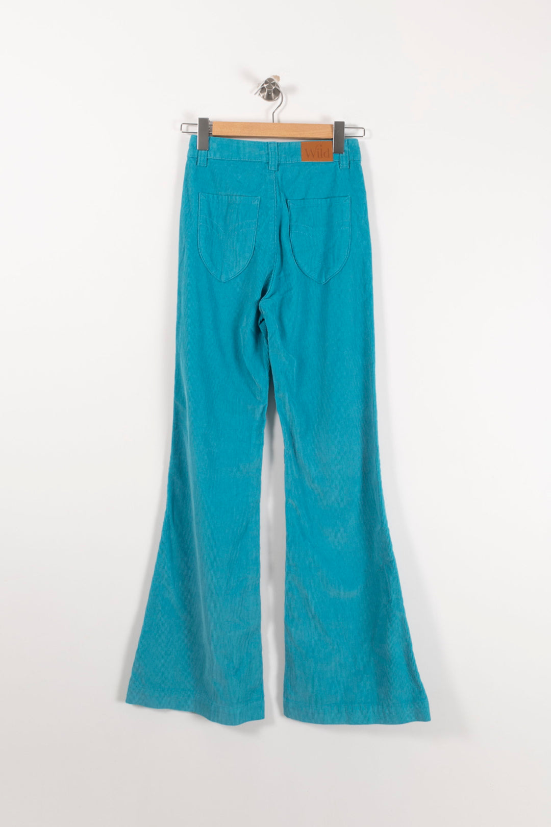 Pantalon Pattes d’Éléphant Bleu - Taille S/36 de la marque Wild | PARAD93123 - Vendu par Paradigme - Image 4