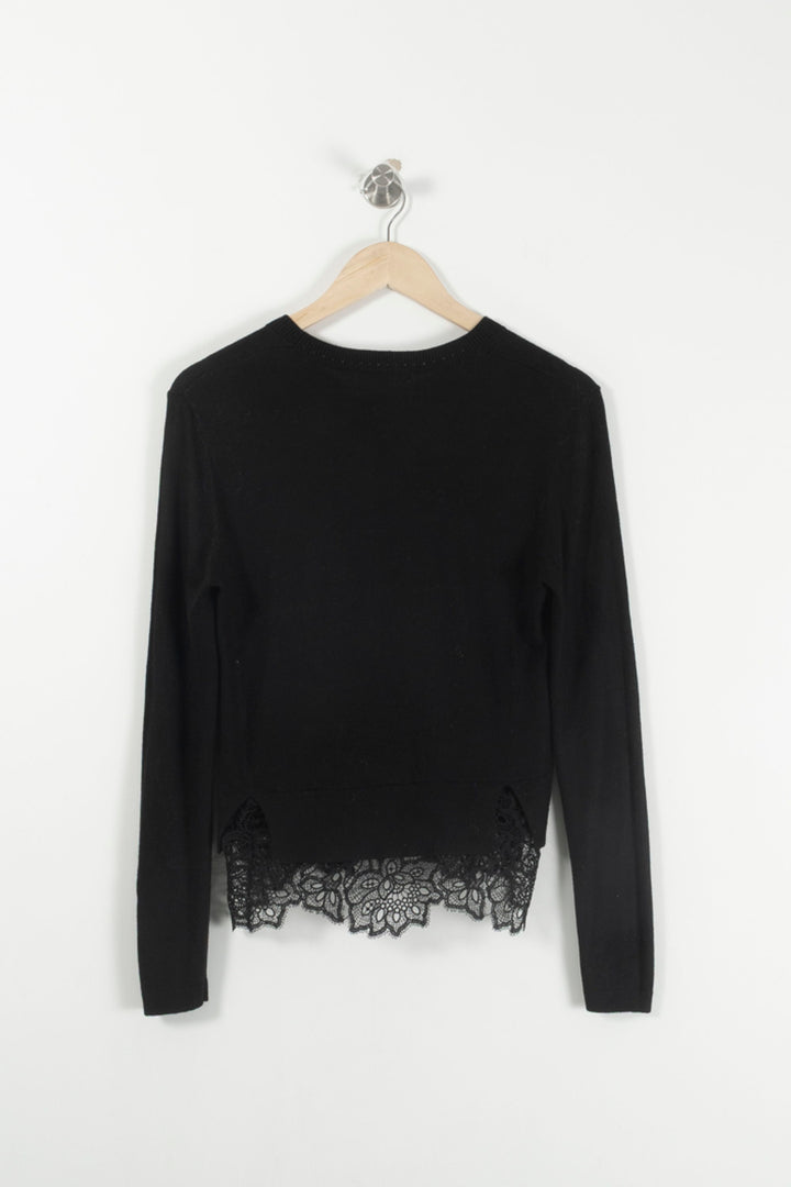 Pull Noir - Taille S/36 de la marque Suncoo | PARAD93132 - Vendu par Paradigme - Image 4