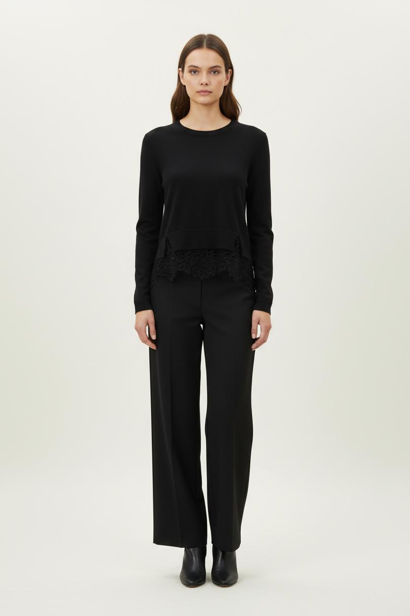 Pull Noir - Taille S/36 de la marque Suncoo | PARAD93132 - Vendu par Paradigme - Image 1