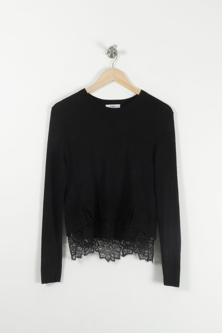 Pull Noir - Taille S/36 de la marque Suncoo | PARAD93132 - Vendu par Paradigme - Image 2