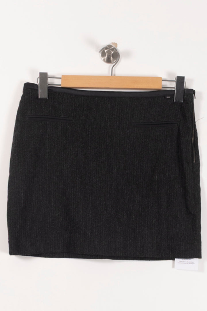 Jupe Droite Grise - Taille M/38 de la marque IKKS | PARAD93134 - Vendu par Paradigme - Image 2
