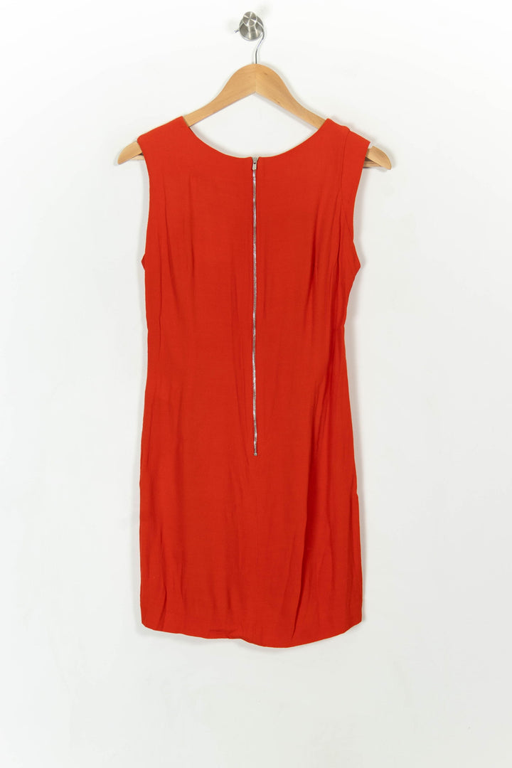 Robe Sans Manches Rouge - Taille M/38 de la marque Sandro | PARAD93139 - Vendu par Paradigme - Image 4