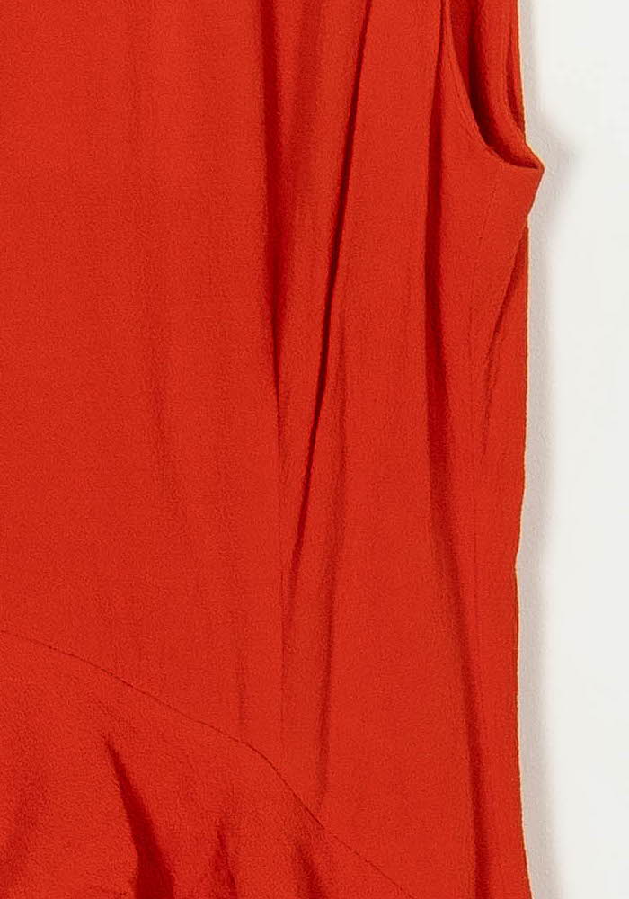 Robe Sans Manches Rouge - Taille M/38 de la marque Sandro | PARAD93139 - Vendu par Paradigme - Image 3