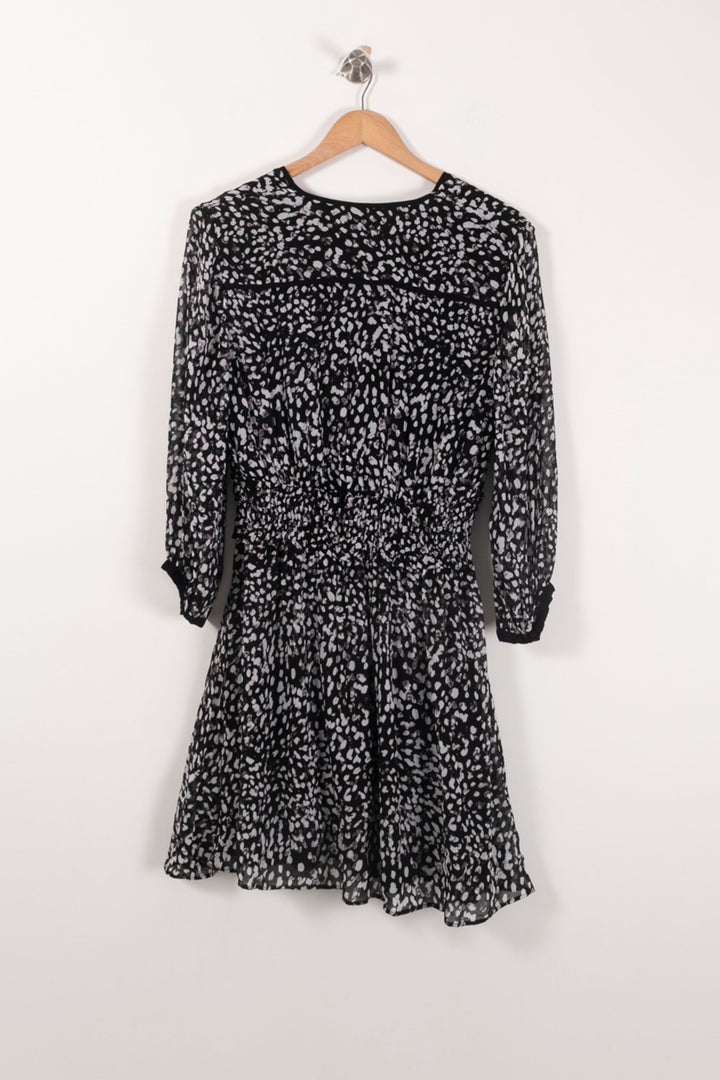 Robe Midi Noire et Blanche - Taille L/40 de la marque The Kooples | PARAD93141 - Vendu par Paradigme - Image 4