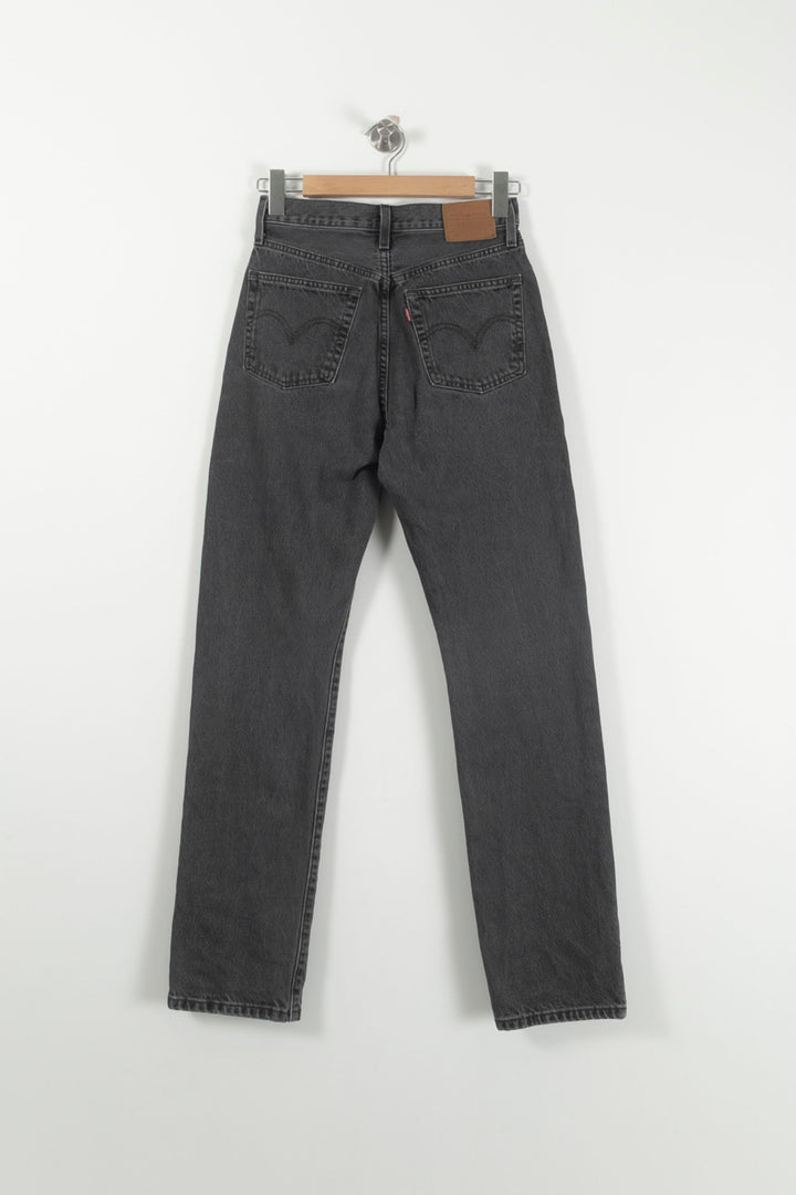 Jean Droit Noir - Taille S/36 de la marque Levi's | PARAD93147 - Vendu par Paradigme - Image 4