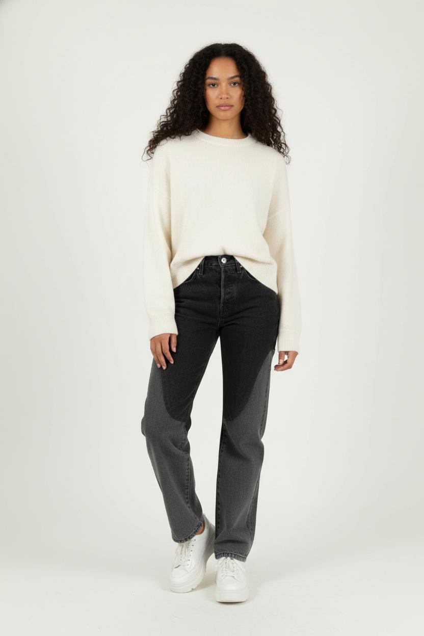 Jean Droit Noir et Gris - Taille S/36 de la marque Levi's | PARAD93148 - Vendu par Paradigme - Image 1