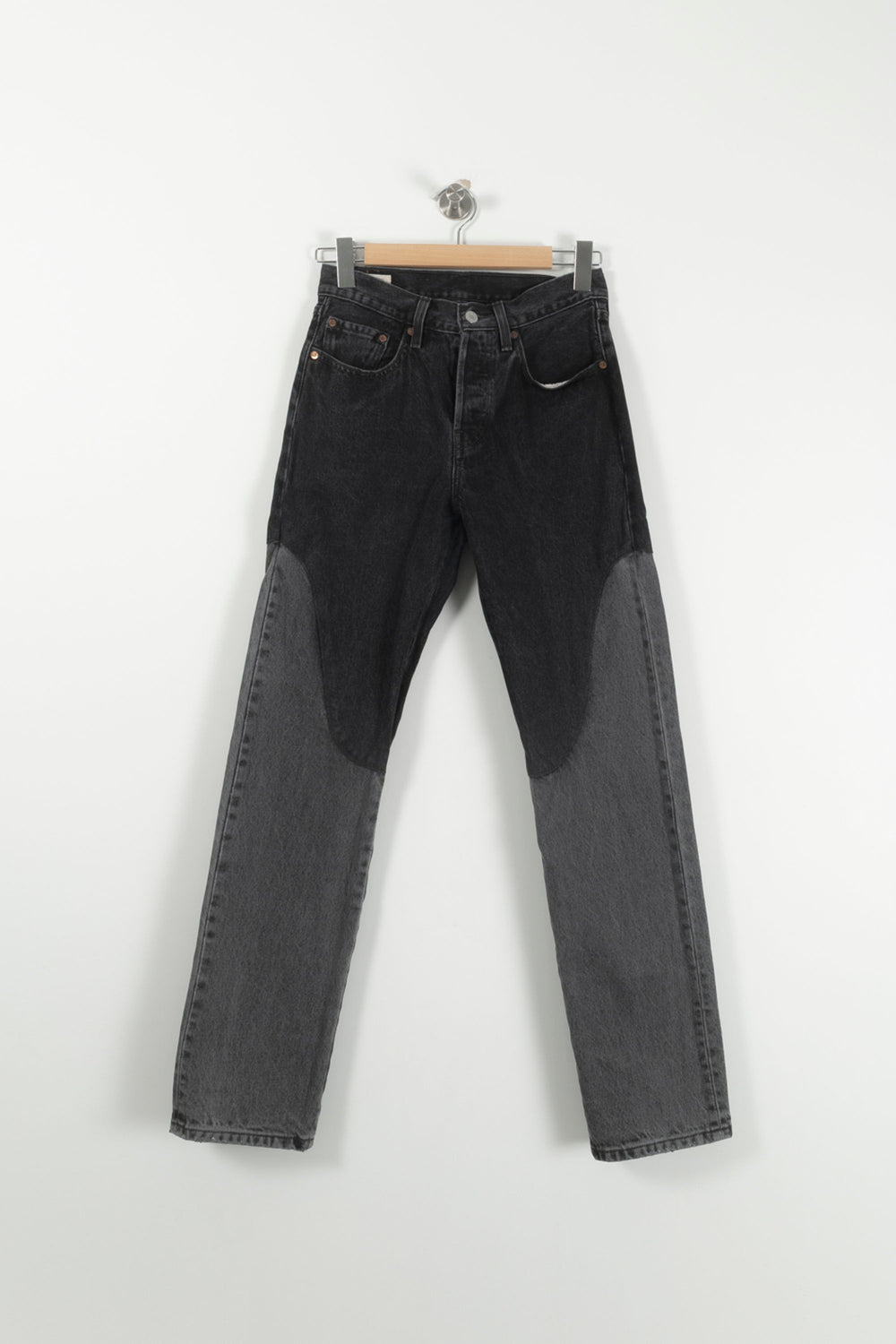 Jean Droit Noir et Gris - Taille S/36 de la marque Levi's | PARAD93148 - Vendu par Paradigme - Image 2