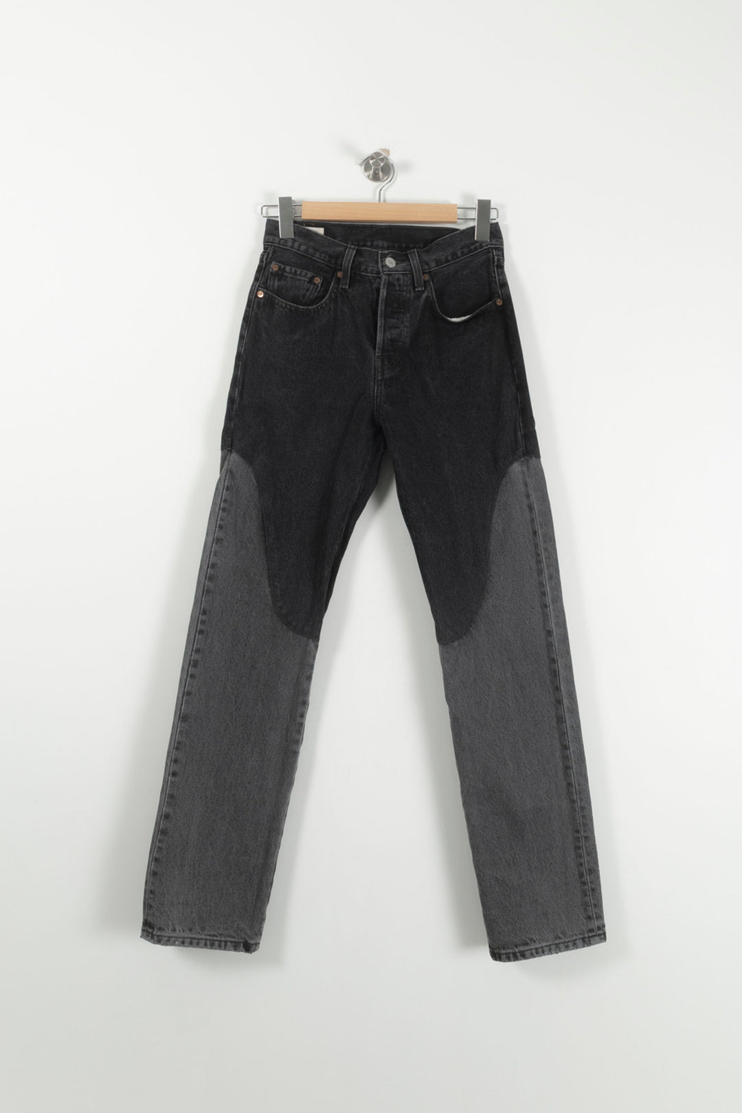 Jean Droit Noir et Gris - Taille S/36 de la marque Levi's | PARAD93148 - Vendu par Paradigme - Image 2