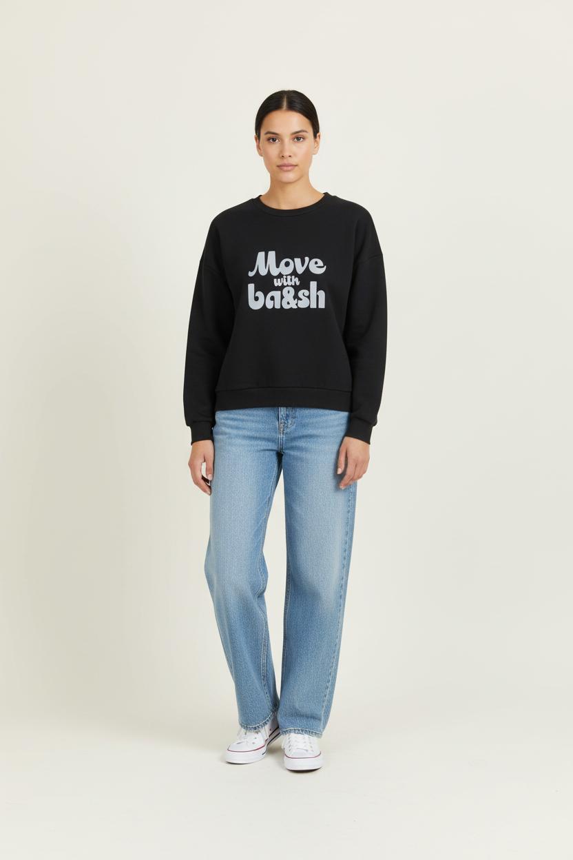 Sweatshirt Noir - Taille S/36 de la marque ba&sh | PARAD93149 - Vendu par Paradigme - Image 1