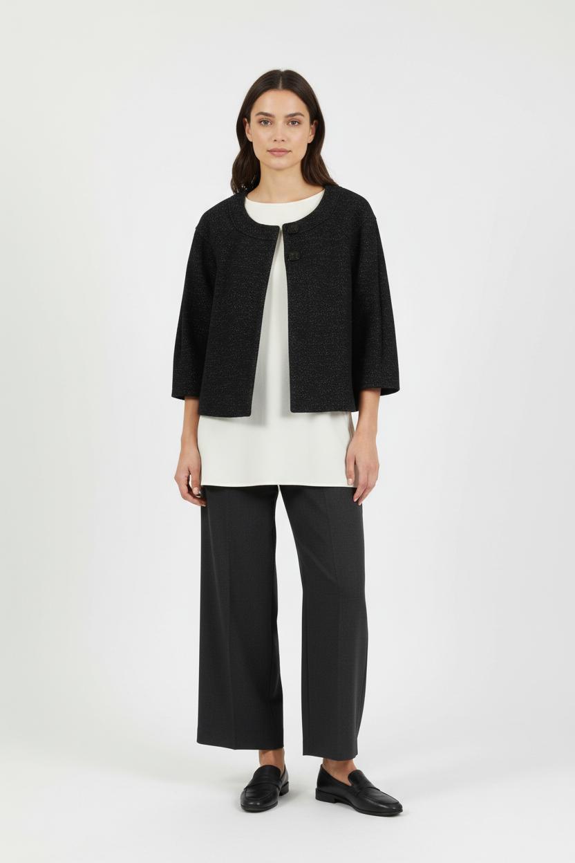 Veste Noire - Taille M/38 de la marque Sandro | PARAD93150 - Vendu par Paradigme - Image 1