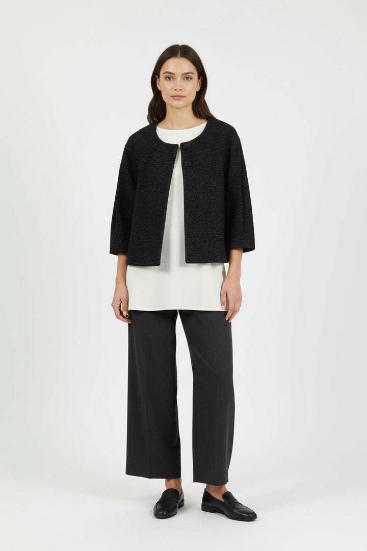 Veste Noire - Taille M/38 de la marque Sandro | PARAD93150 - Vendu par Paradigme - Image 1