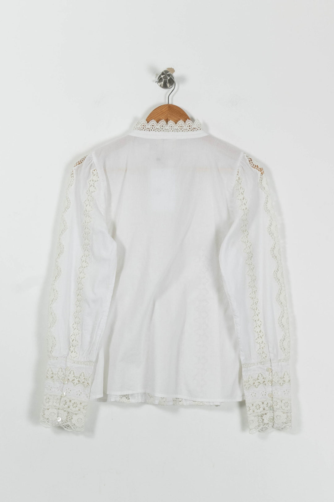 Blouse Blanche - Taille M/38 de la marque Sézane | PARAD93160 - Vendu par Paradigme - Image 4