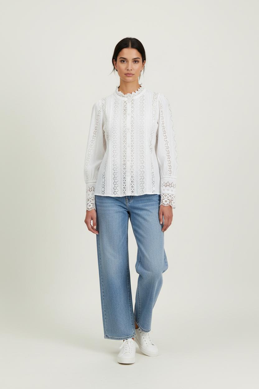 Blouse Blanche - Taille M/38 de la marque Sézane | PARAD93160 - Vendu par Paradigme - Image 1