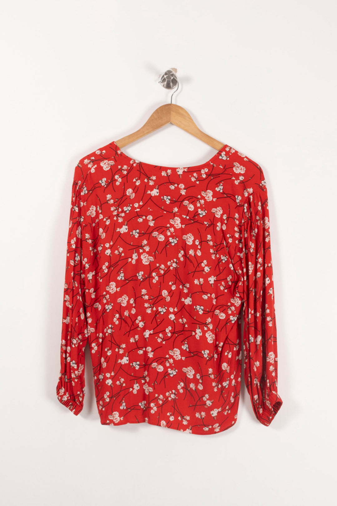 Blouse Rouge et Blanche - Taille M/38 de la marque ba&sh | PARAD93165 - Vendu par Paradigme - Image 4