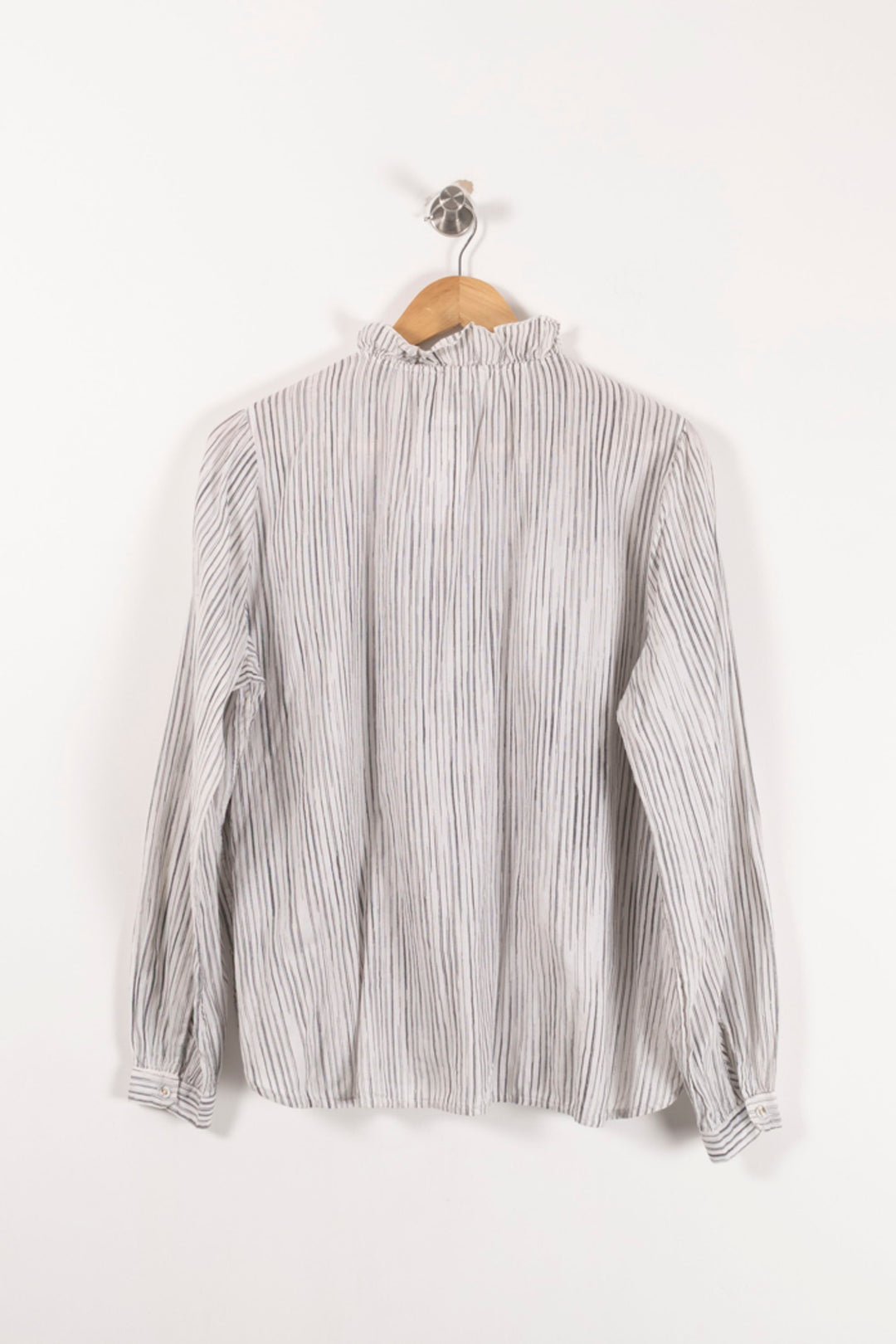 Blouse Blanche et Grise - Taille M/38 de la marque Léon & Harper | PARAD93167 - Vendu par Paradigme - Image 4