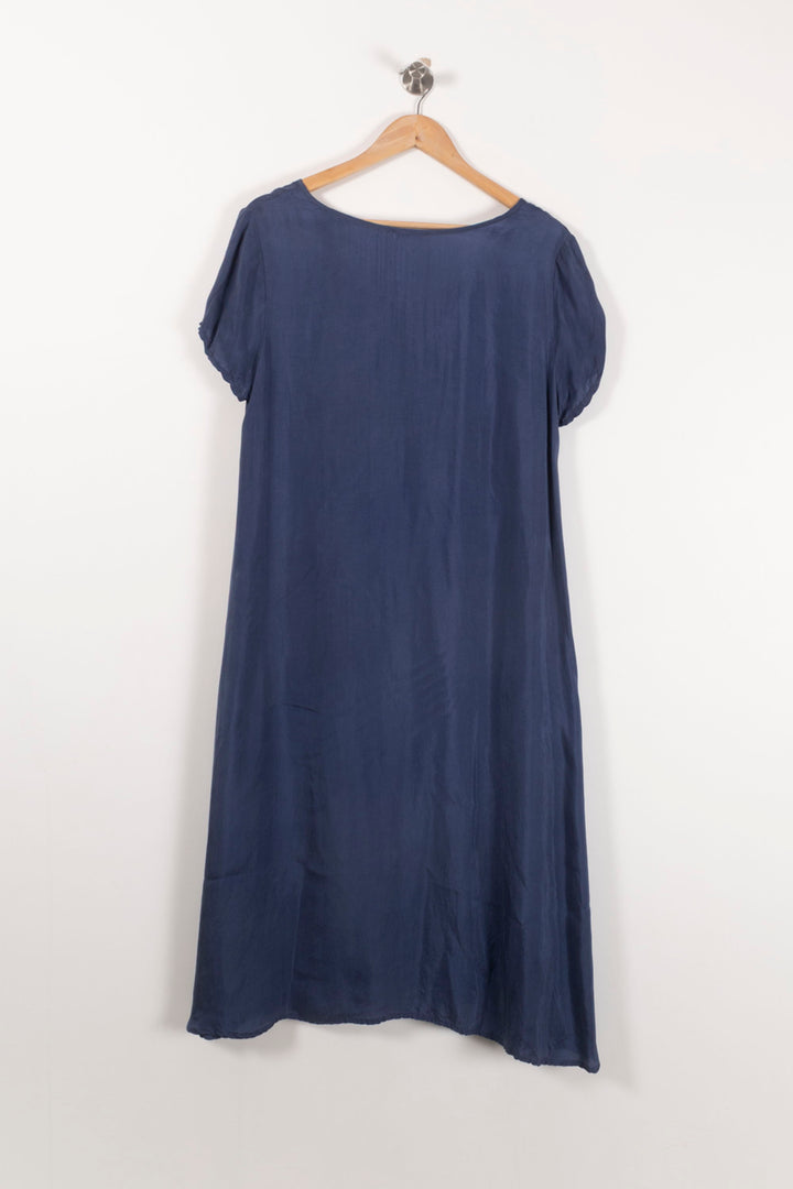 Robe Courte Bleue - Taille S/36 de la marque American Vintage | PARAD93170 - Vendu par Paradigme - Image 4