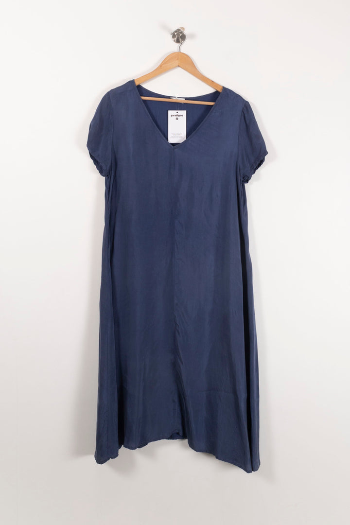 Robe Courte Bleue - Taille S/36 de la marque American Vintage | PARAD93170 - Vendu par Paradigme - Image 2